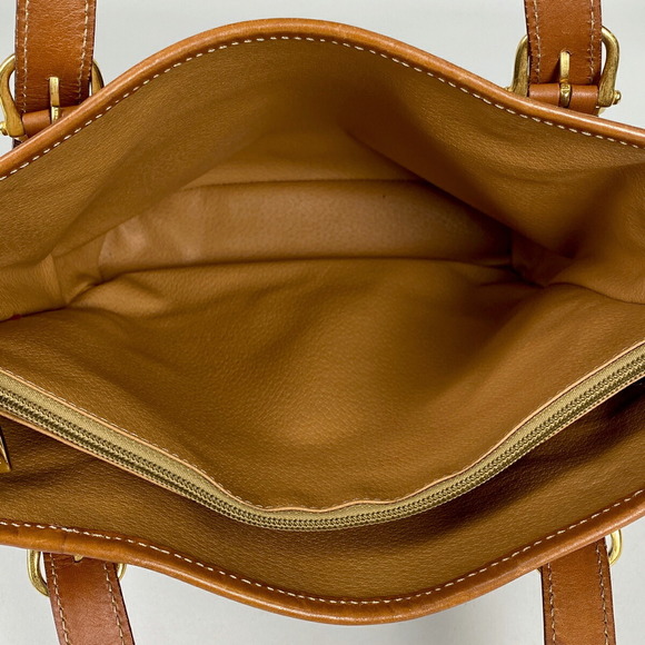 Celine Macadam Pattern Canvas Bucket Tote Handbag Brown - Picture 6 of 6